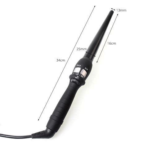 Curlers Conical Curling Iron Single Tube Ceramic Glaze Pear Flower Cone