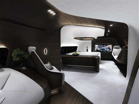 Futuristic Airplane Interior