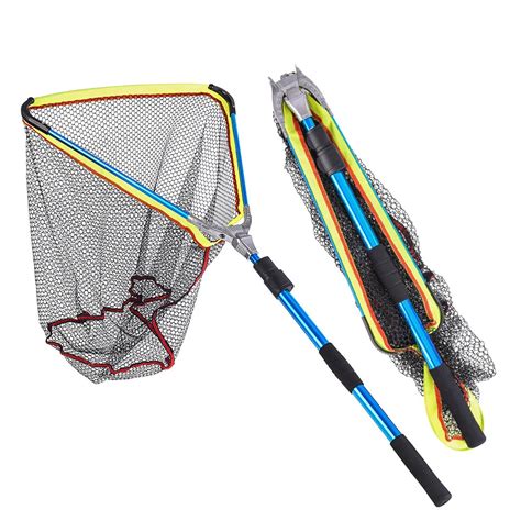 Cm Aluminum Alloy Folding Fishing Landing Net Portable Triangular