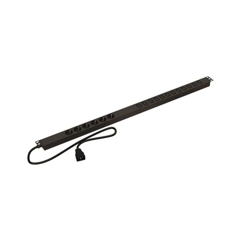 Вертикальный блок розеток Hyperline SHE-6SH-12IEC-2.5AIEC 6 розеток ...