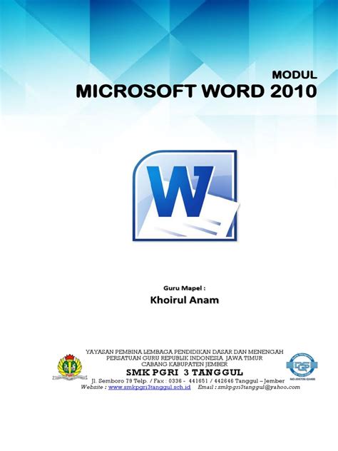 Modul Ms Word 2010 Pdf