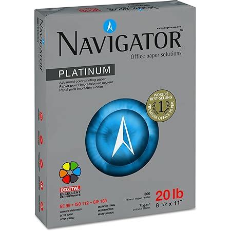 Navigator Npl Papel Platino Brillo Libras X