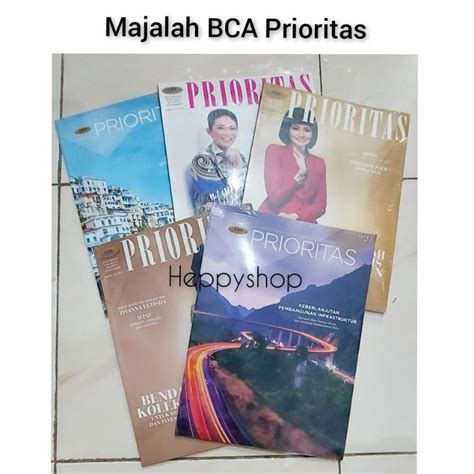 Jual Majalah Bca Prioritas Shopee Indonesia