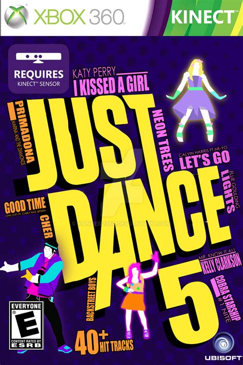 Just Dance 5 Front Cover (Fan-Made) by xander2386 on DeviantArt