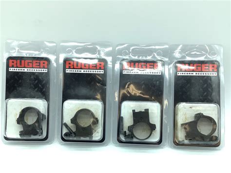 Ruger Scope Rings 1 High New X 4 Qty Sfrc