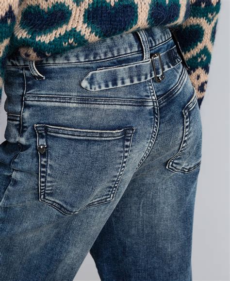 Jeans loose fit in denim soft