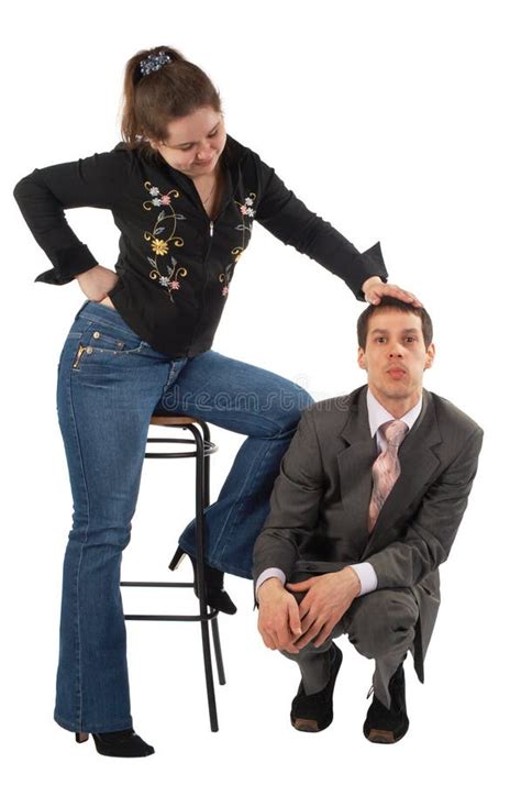 Girl Top Sit On Stool Truck Up Both Legs Stock Image Image Of Seat