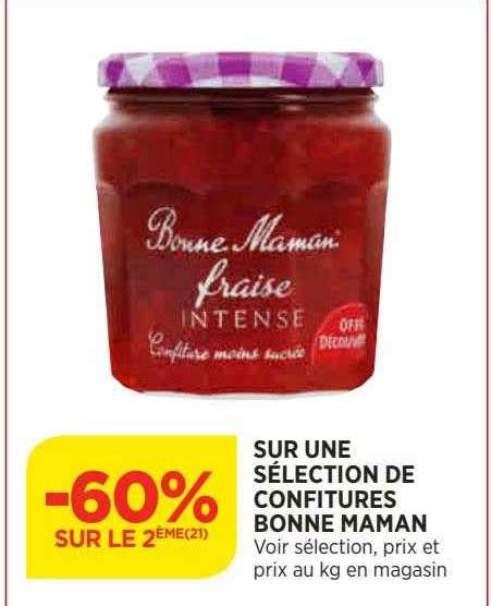 Promo Confitures Bonne Maman Chez Bi Icatalogue Fr