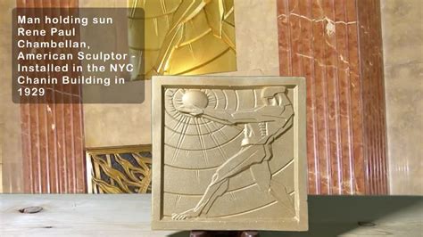 Man Holding Sun Art Deco Bas Relief Chambellan Recreation 49 Off