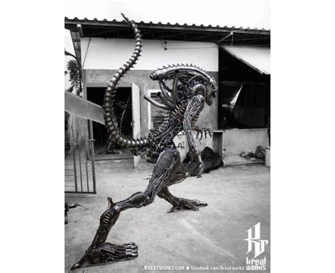 Aggressive Recycled Metal Monster Made To Order Lafactory