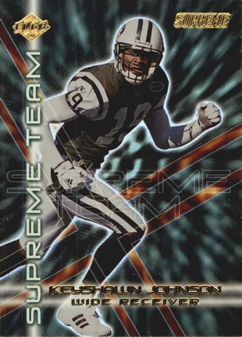 2000 Collector S Edge Supreme Team ST15 Keyshawn Johnson NM MT