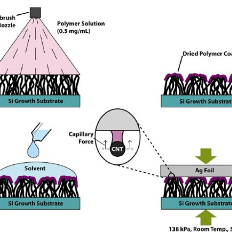 Illustration Of The Polymer Spray Coating And Bonding Process 1