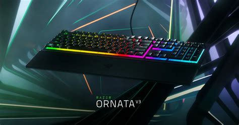 Ergonomic Clicky Gaming Keyboard Razer Ornata V3 Razer United States