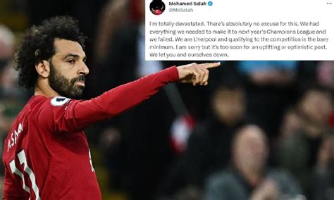 Salah Devastated As Liverpool Miss Out On Champions League New