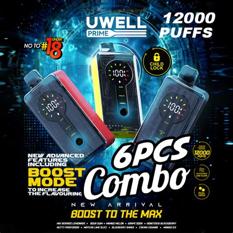 Uwell Prime Puffs Disposable Pod Relx Sg Vape Shop