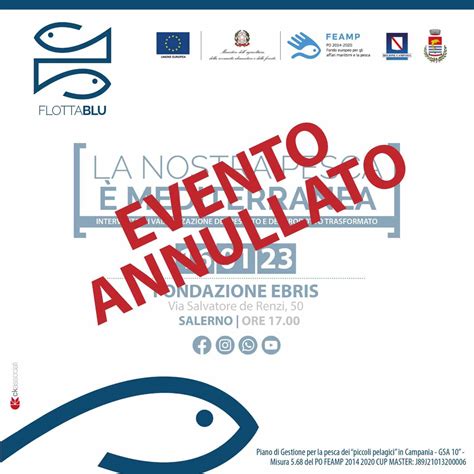 La Fondazione Ebris Ospita Levento Flotta Blu La Nostra Pesca