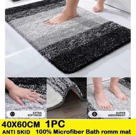 Maa Home Concept Bath Mat Water Absorbent X Cm Anti Skid Bedroom