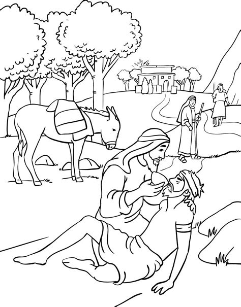 Good Samaritan Coloring Pages - Best Coloring Pages For Kids