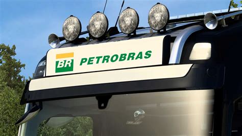 BOÎTE LUMINEUSE PETROBRAS VOLVO FH 2022 SANAX 1 0 1 47 ETS2 ETS2 Mod