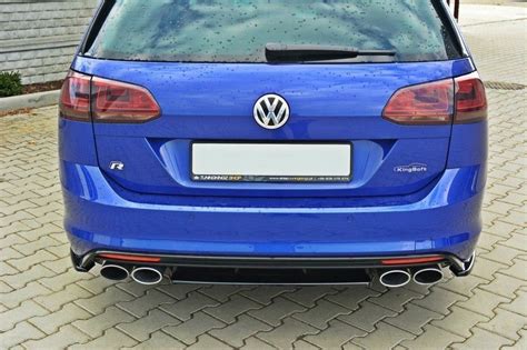 Maxton Design Central Rear Splitter VW Golf 7 R Variant Estate