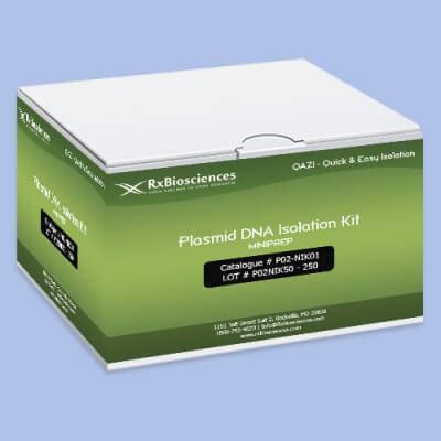 Rx Biosciences » Plasmid DNA Isolation Kit