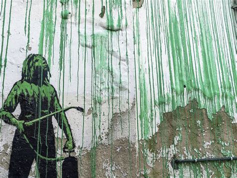 New Banksy Mural Vandalised And Destroyed In London