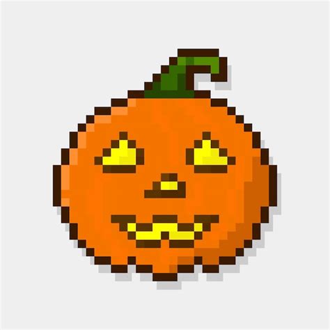 Lanternas Jack De Pixel Art De Ab Bora De Halloween Vetor Premium