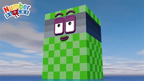 Looking For Numberblocks Cube Biggest 70x10x70 Is Numberblokcs 49 000 Giant Number Patterns