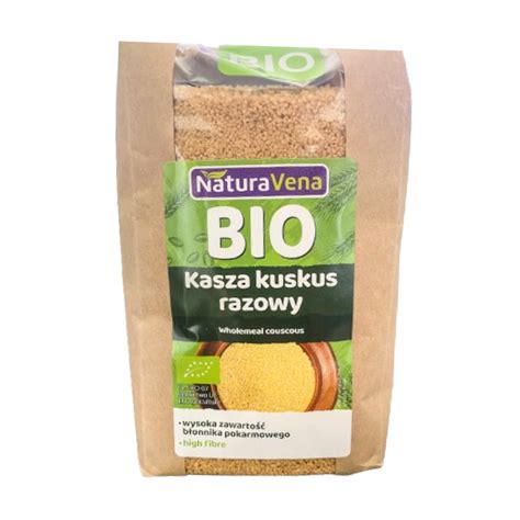 Ekologiczny Kuskus Razowy 400 G NaturaVena Mamo Co Dzis Jemy