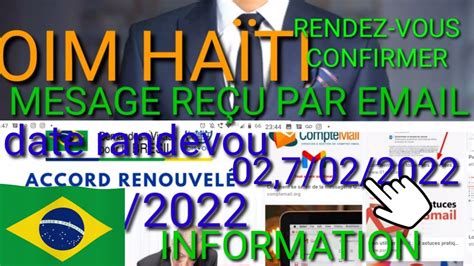 OIM HAÏTI VIZA BRÉSIL RENDEZ VOUS INFORMATION 18 01 2022 YouTube