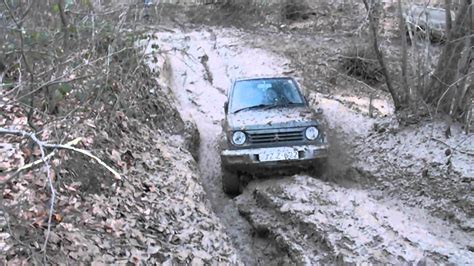 Mitsubishi PAJERO MINI VR II Road Uphill In The Mud FAIL YouTube