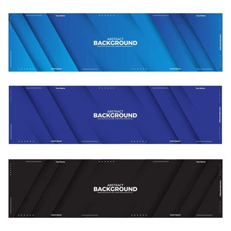 Abstract Banner Design Web Templates Horizontal Header Web Banner