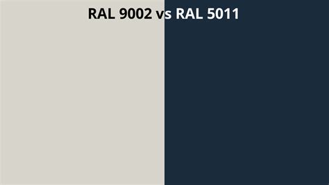 Ral 9002 Vs 5011 Ral Colour Chart Uk