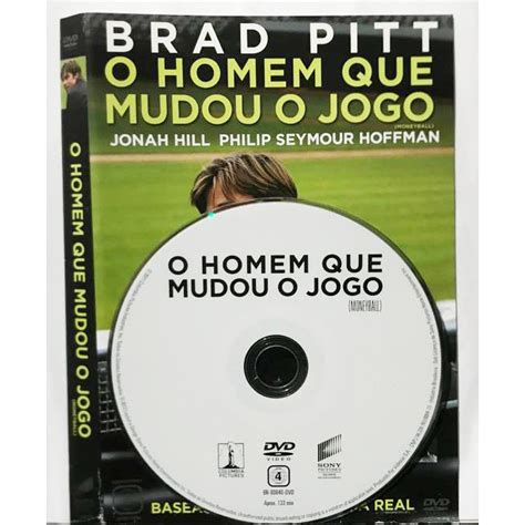 Dvd O Homem Que Mudou O Jogo Brad Pitt Shopee Brasil