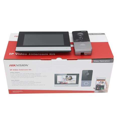 Hikvision IP Video Intercom Kit DS KIS603 P B Include DS KV6113 WPE1