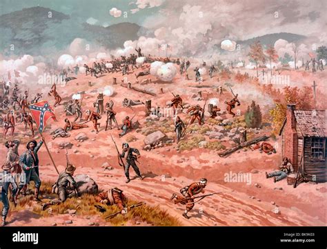 Battle of Allatoona Pass, October 5, 1864 during Atlanta Campaign of ...