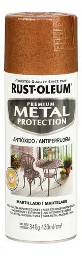 Pintura En Aerosol Rust Oleum Metal Protection Martillado Color Cobre