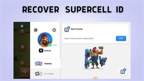 How To Recover Your Supercell Id In Clash Of Clans Youtube