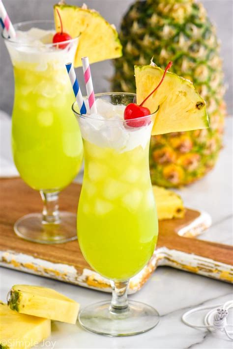 This Midori Splice Cocktail Is The Perfect Tropical Drink Made With