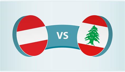 Austria versus Lebanon, team sports competition concept. 23117932 ...