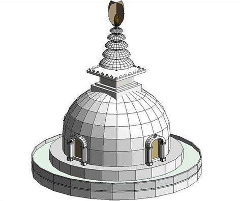 Buddhist Stupa 3d Model Cgtrader