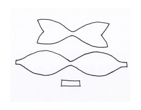 Donald Duck Bow Tie Template