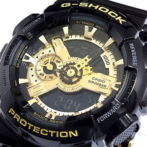 Watch Casio Mens G Shock Casio G Shock G Shock Hyper Colors Ga 110gb 1a Gold Watchcharts