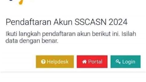 Link Daftar Pbpbd Sscasn Bkn Go Id Akun Bukan Untuk Pendaftaran Cpns