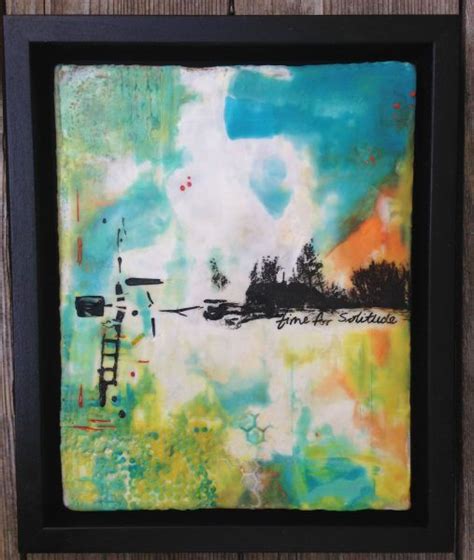 What I Learned Playing With Ink In Encaustic All Things Encaustic