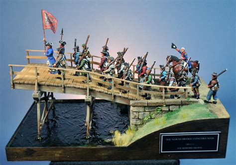 The Old North Bridge Concord Mass April Planetfigure Miniatures