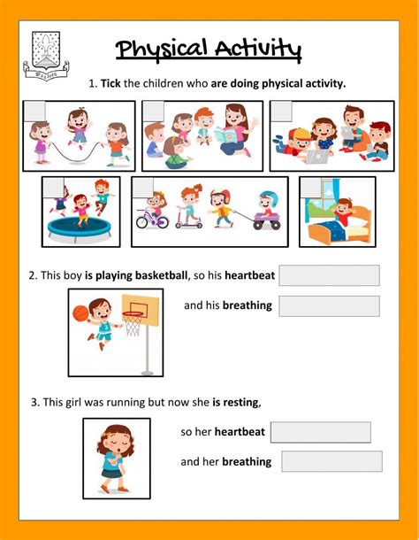 ARC :: Benefits of Physical Activity Fact Sheet - Jordan - Worksheets ...