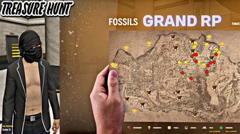 Lets Find Fossils Treasure Hunt In Grand Rp Gta V Youtube