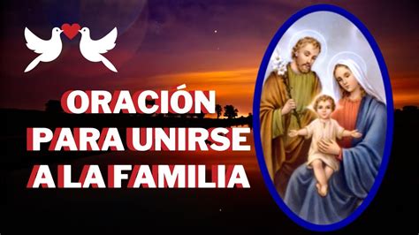 Oración para unir a la familia YouTube