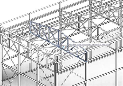 Revit M Mo Revit Structure Charpente M Tallique Ferme